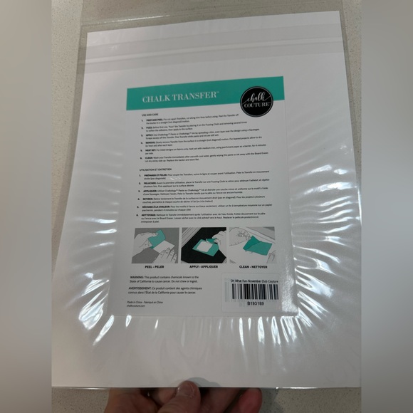 Oh what fun chalk couture screen printing stencil silk screen - Picture 2 of 2